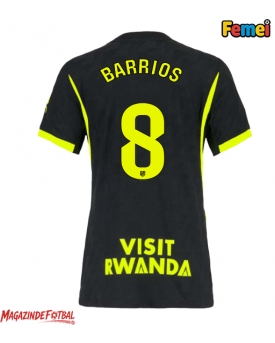 Atletico Madrid Pablo Barrios #8 Tricou Fotbal Replică 2026-27 Femei Deplasare Atletico Madrid Pablo Barrios #8 Tricou Fotbal Replică 2026-27 Femei Deplasare